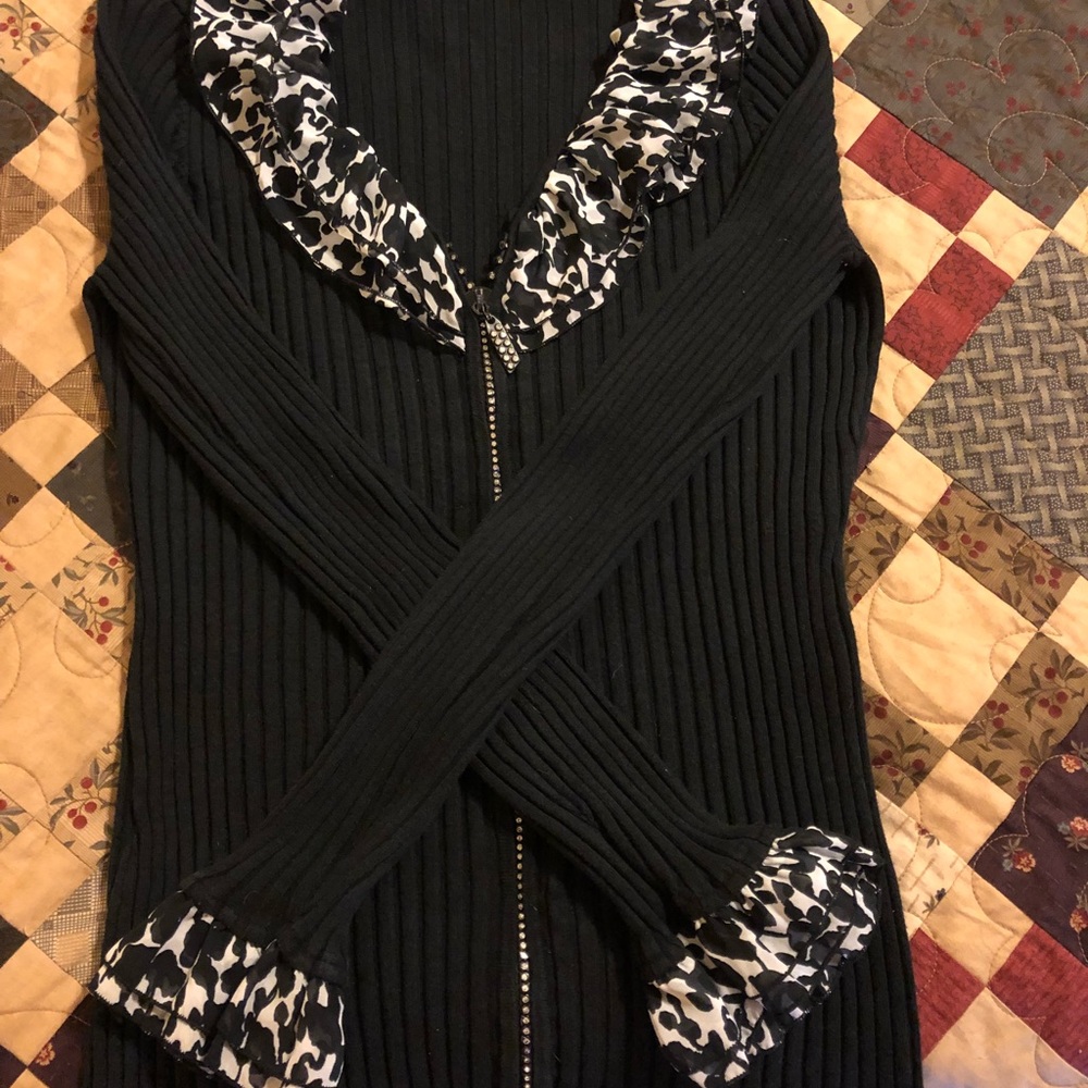 Bellidini Sweater with Ruffles